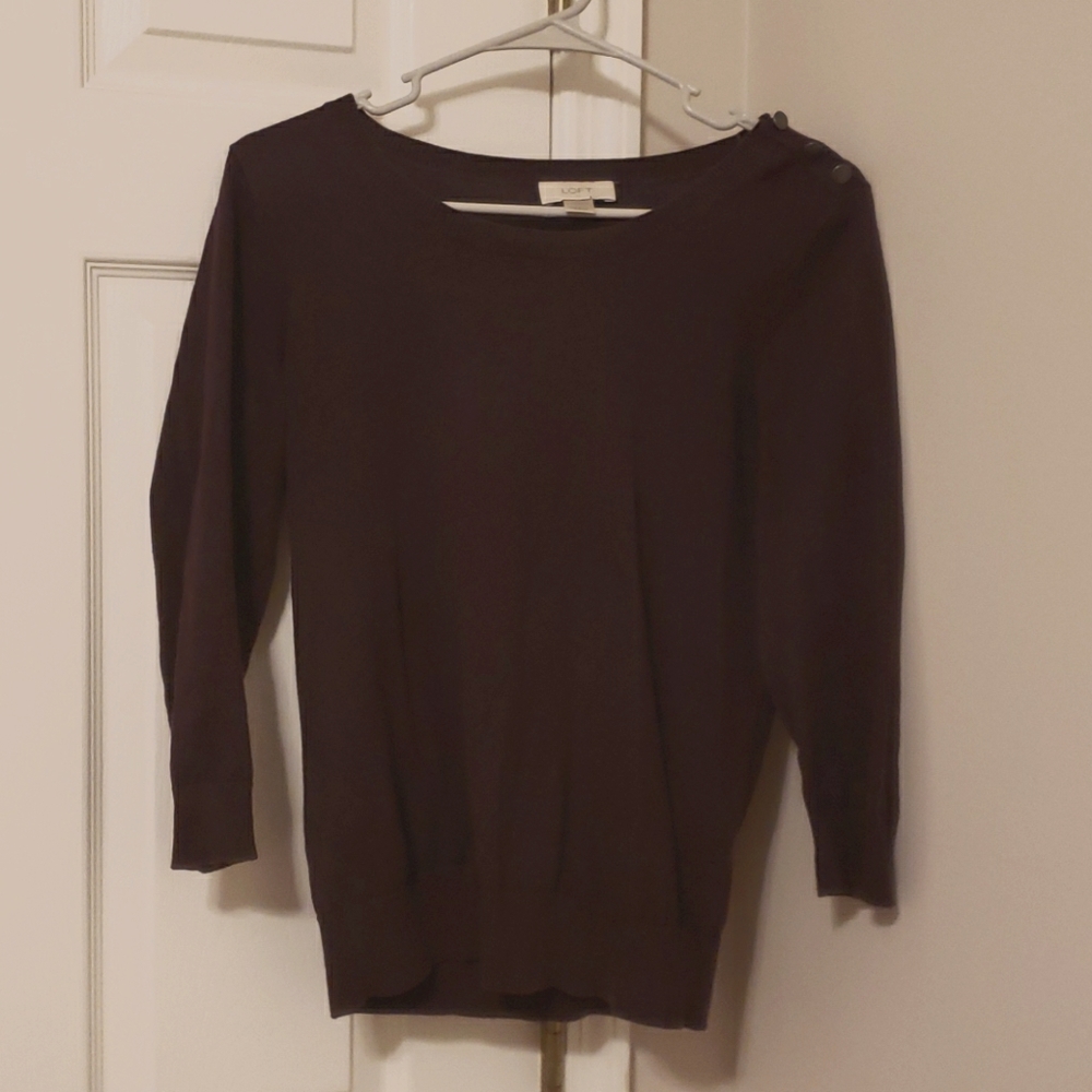 Eggplant Sweater